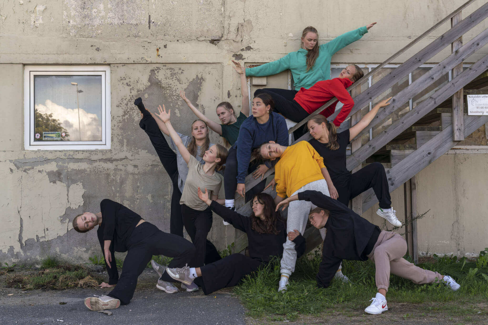 Østfold dansekompani for ungdom 2020. Foto: Melvin Østensen